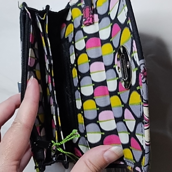 Vera Bradley Your Turn Smartphone Wristlet Moon Blooms - Picture 4 of 7